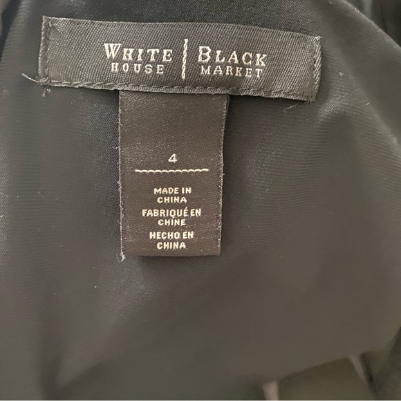 White House Black Market Charcoal Gray Dress Size 4 - Picture 10 of 15